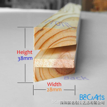 High quality stretcher bar 28x38mm wood craft frames